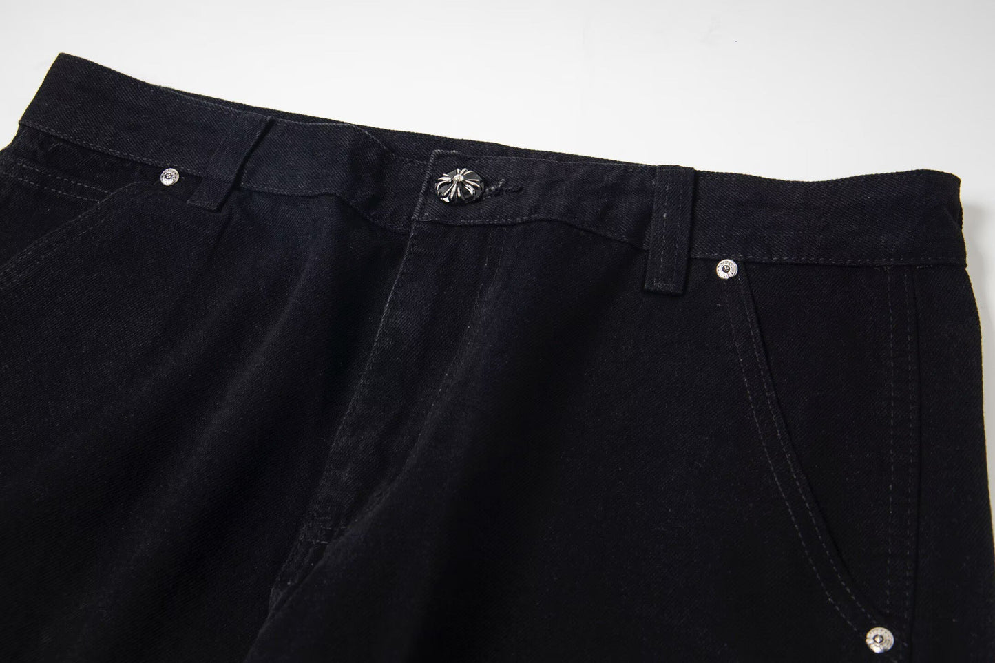 Chrome Hearts American street art cross with straight shaft Pants V10