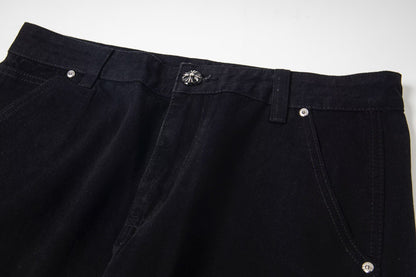 Chrome Hearts American street art cross with straight shaft Pants V10