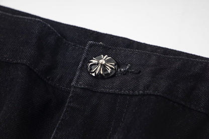 Chrome Hearts American street art cross with straight shaft Pants V10