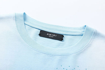 AMIRI Alphabet star embellished glitter print T-shirts