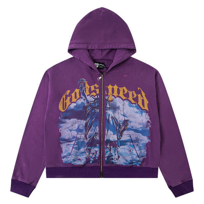 Godspeed Chrome Liberty Zip Hoodies