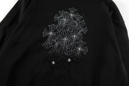 Chrome Hearts New Zip Up Hoodie -TQ02
