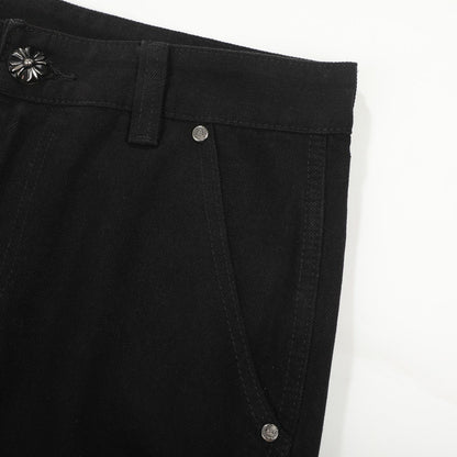 Chrome Hearts American street art cross with straight shaft Pants V10